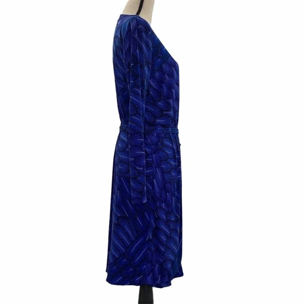Gypsy Mara Hoffman Feather Faux Wrap Dress Small
